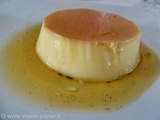 Crème caramel à la vanille