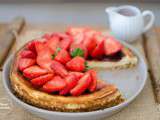 Cheesecake aux fraises pour la fête des mamans ! (ig très bas)