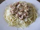 Carbonara de dinde