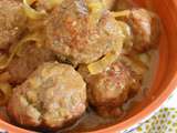 Boulettes de viande sauce carbonade