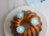 Bundt Cake citron, chocolat blanc et pointe de rhum