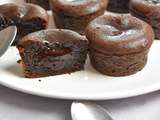 Coeurs coulants au chocolat