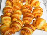 Croissants apéritifs au chorizo