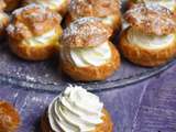 Dunes blanches ou choux à la chantilly mascarpone