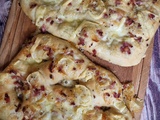 Fougasse reblochon lardons