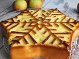 Gâteau aux pommes et amandes au Philadelphia