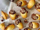 Madeleines bien gonflées au chocolat