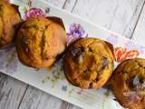 Muffins au potiron et éclats de chocolat