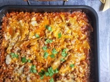 One pan pasta bolognaise et harissa de Ottolenghi