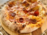 Pizza napolitaine jambon chorizo