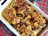 Poulet rôti au safran, noisettes et miel {Yotam Ottolenghi}