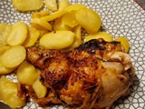 Poulet rôti avec l’extra crisp