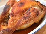 Poulet rôti en sachet cuisson