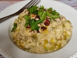 Risotto à la raclette et poireau