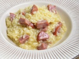 Risotto au saucisson à l’ail