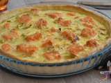 Tarte au saumon, poireau et Philadelphia