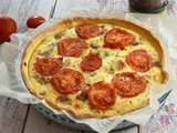 Tarte au thon, à la tomate et au poivron