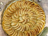 Tarte fine aux pommes et compote