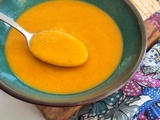 Velouté de patate douce, topinambour et carotte