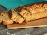 Cake au thon, courgette et farine de pois chiche