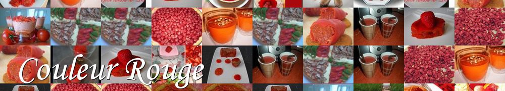 Recettes de Couleur Rouge