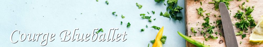 Recettes de Courge Blueballet