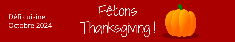 Recettes de Defi Fetons Thanksgiving