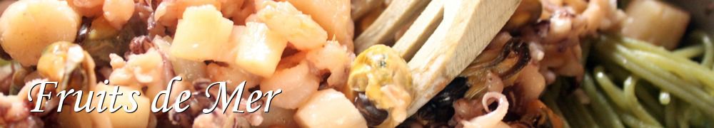 Recettes de Fruits de Mer