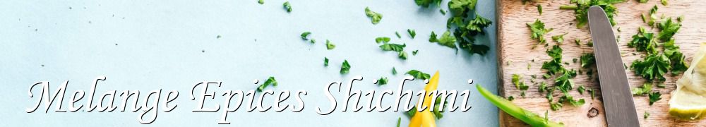 Recettes de Melange Epices Shichimi