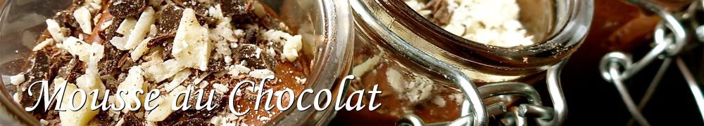 Recettes de Mousse au Chocolat